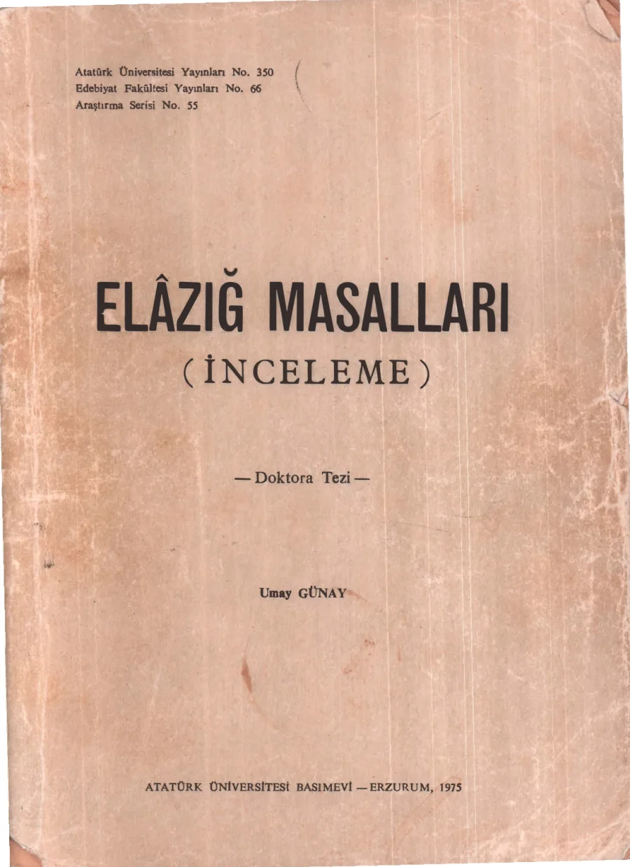 Elazığ Masalları kapak görseli