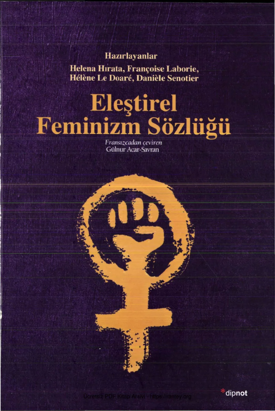Eleştirel Feminizm Sözlüğü kapak görseli