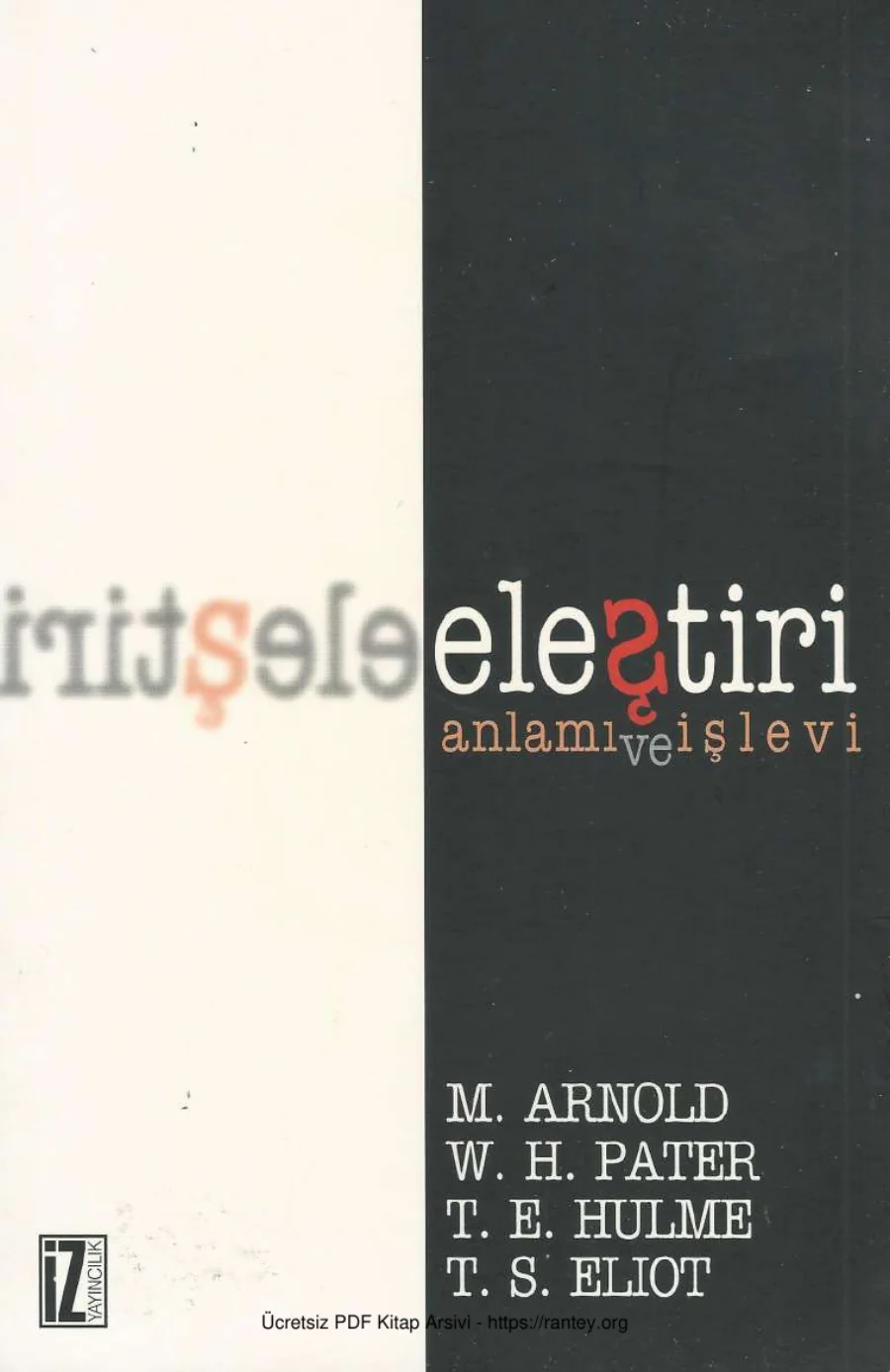 Eleştiri Anlamı ve İşlevi kapak görseli