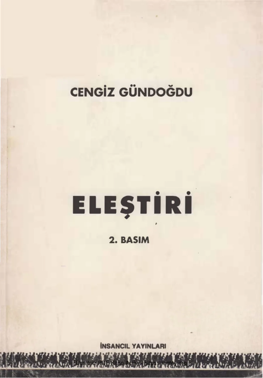Eleştiri kapak görseli