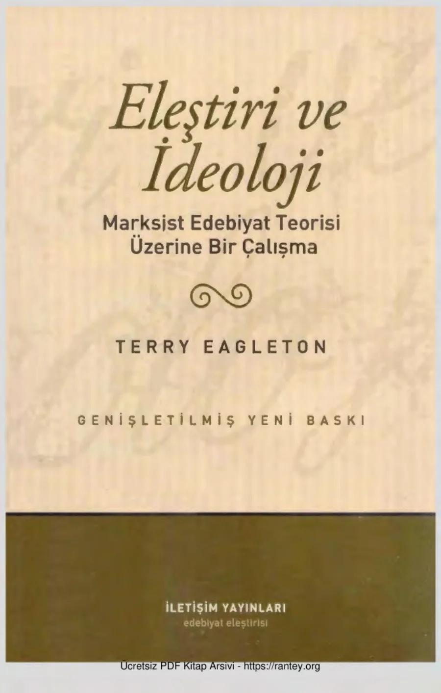 Elestiri ve İdeoloji kapak görseli