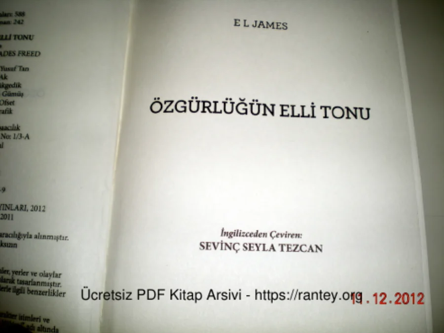 Elli Tonu 1kısım kapak görseli
