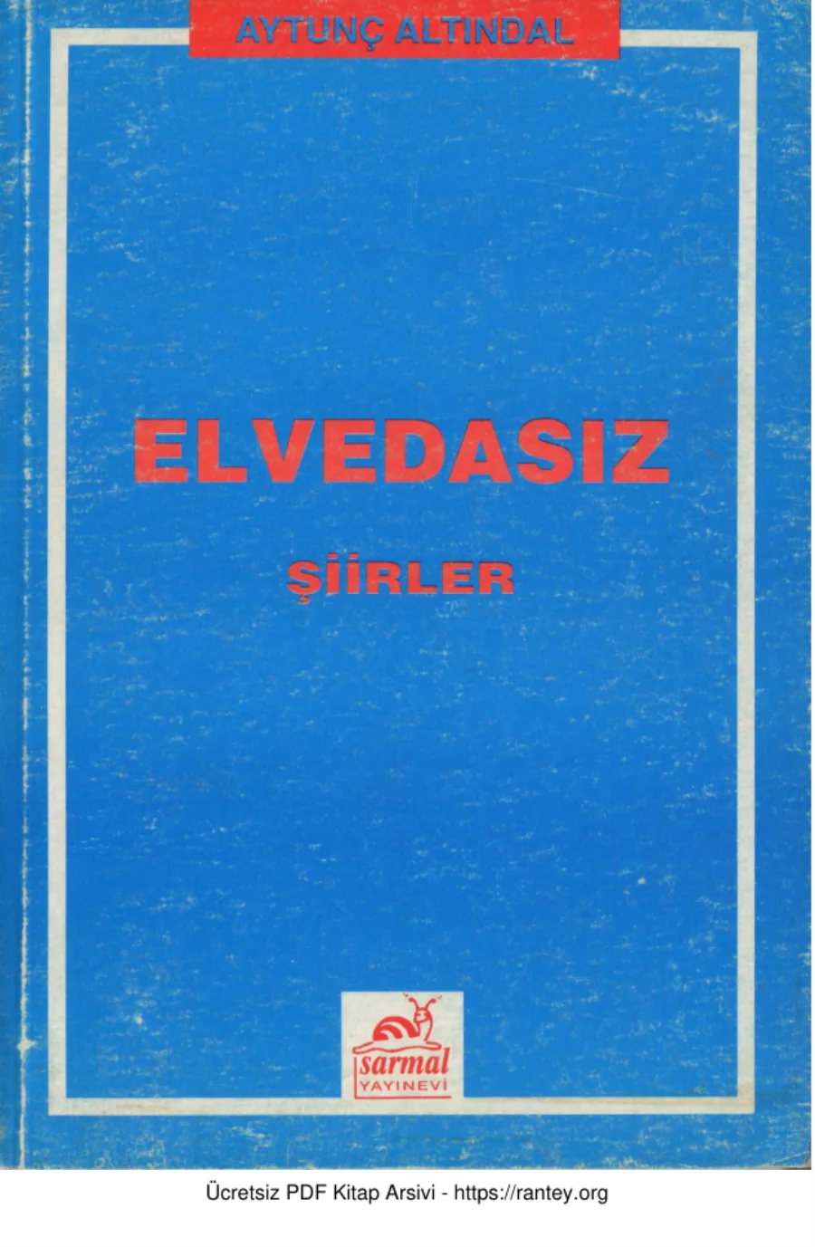 Elvedasız Şiirler kapak görseli