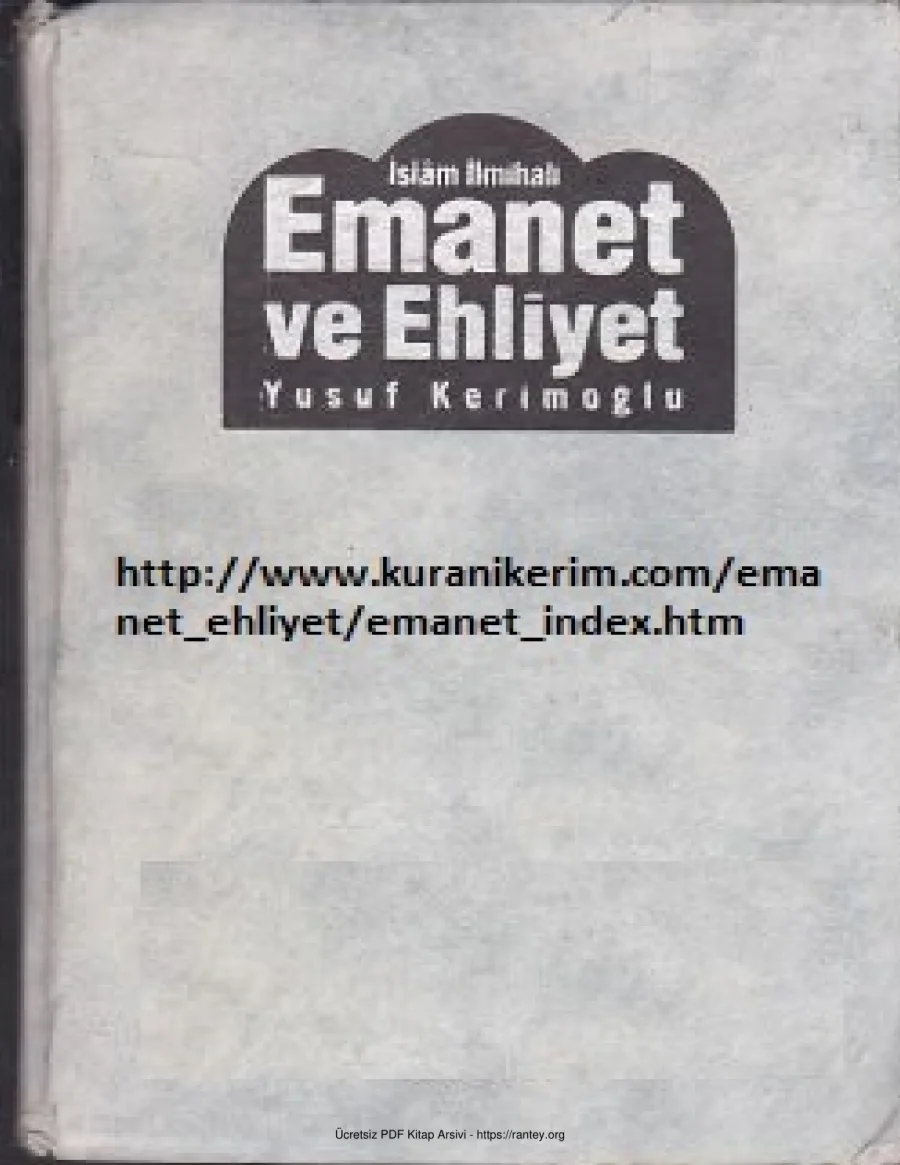 Emanet ve Ehliyet kapak görseli
