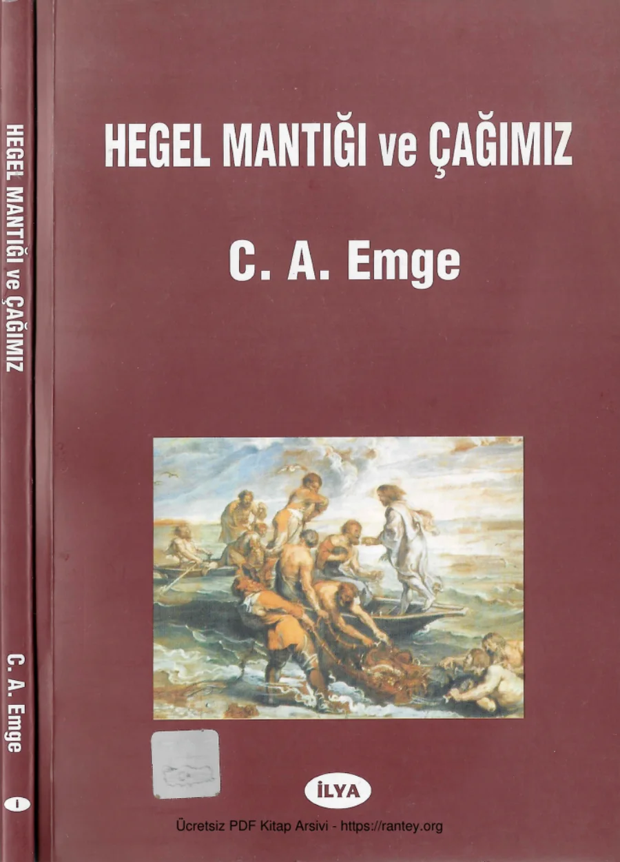 Emge Hegel Mantığı ve Çağımız İlya Yayınları kapak görseli