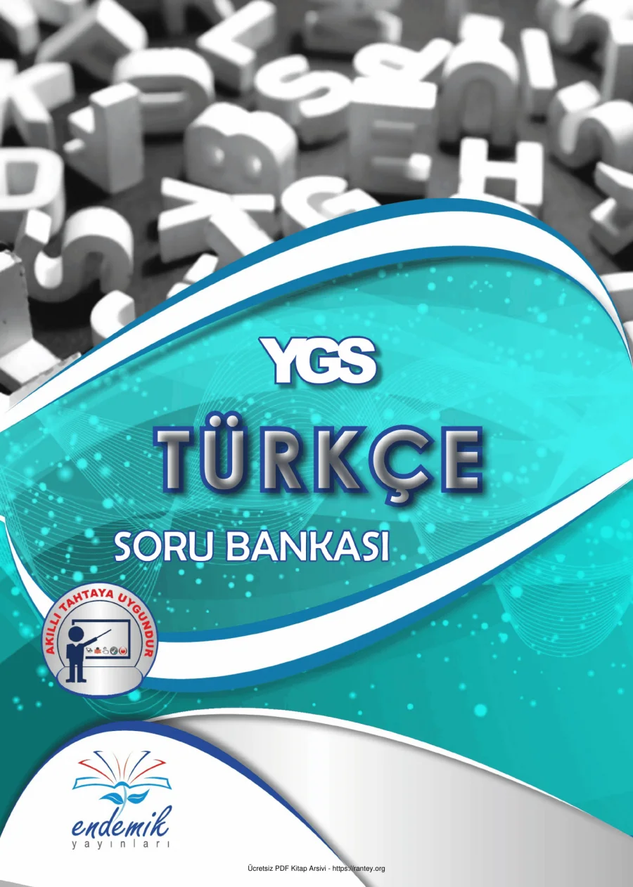Endemik Yaynlar YGS Trkce Soru Bankas PDF indir kapak görseli