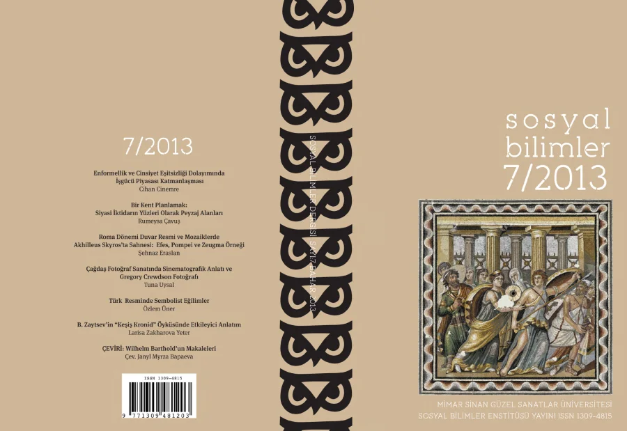 Enstitüsü Dergisi Sayı 07 Bahar kapak görseli