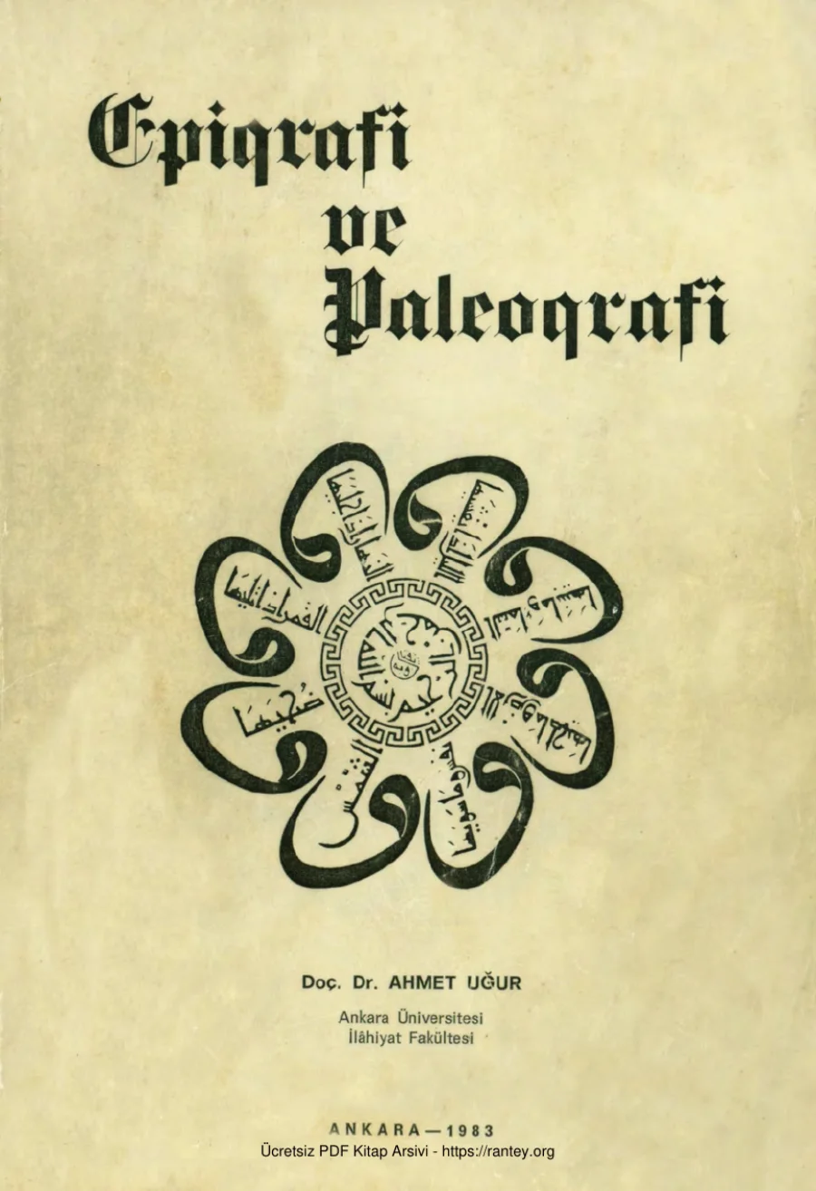 Epigrafi ve Paleografi AÜİF Yayınları kapak görseli
