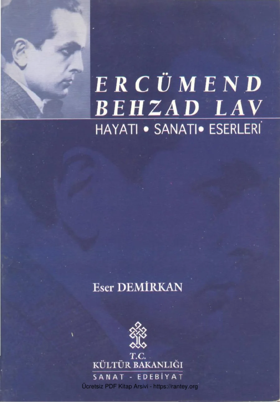 Ercümend Behzad Lav Kültür Bakanlığı Yayınları kapak görseli