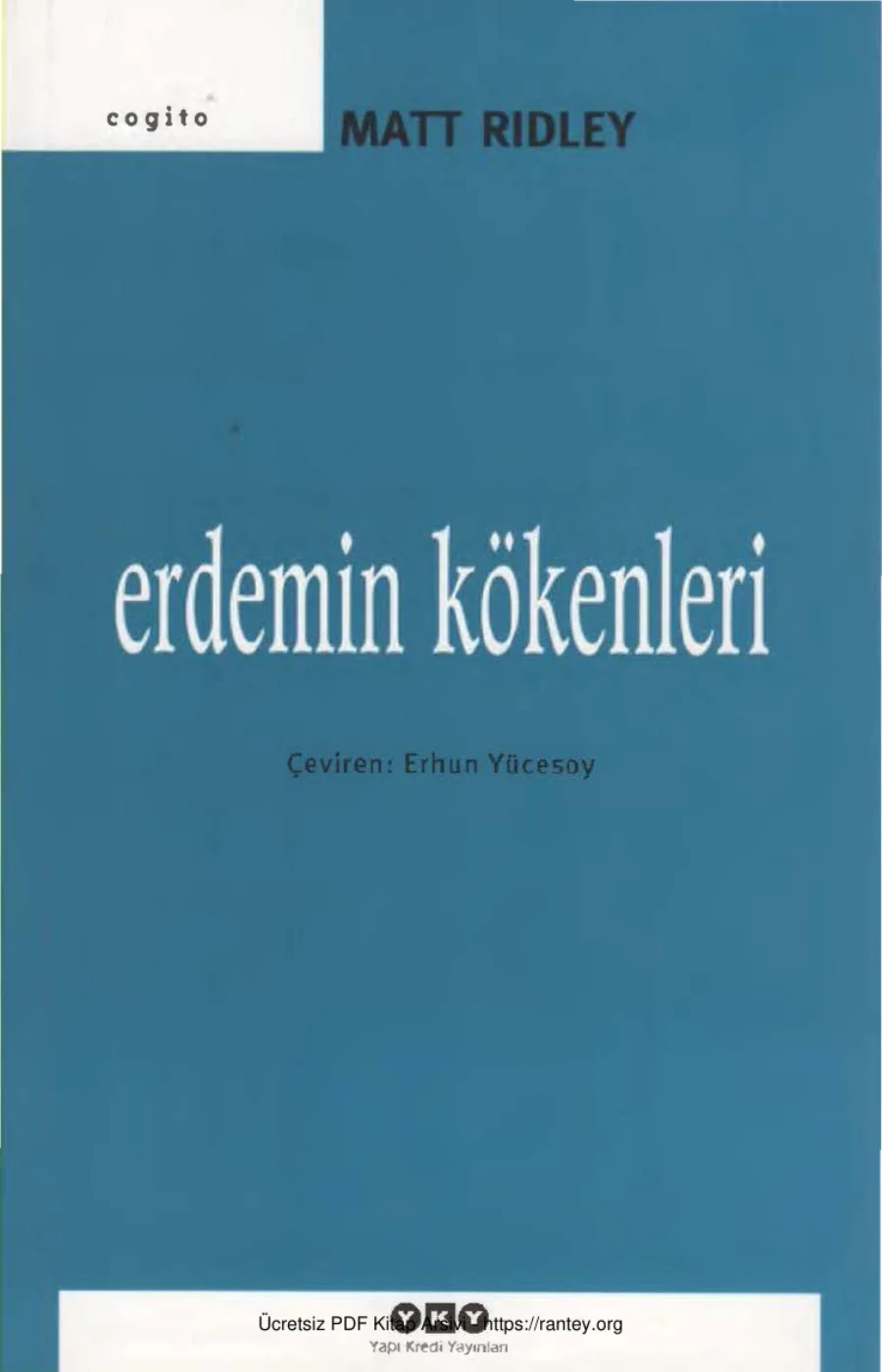 Erdemin Kökenleri kapak görseli