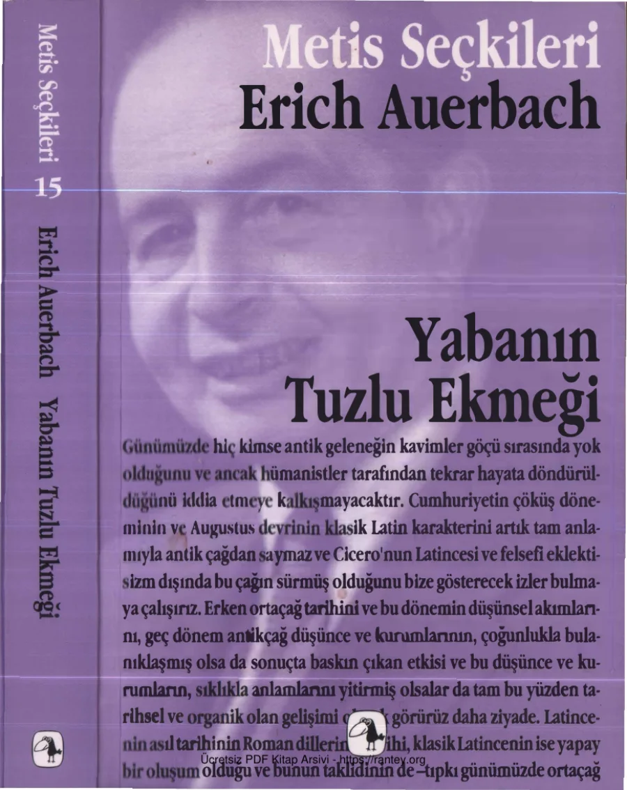 Erich Auerbach Yabanın Tuzlu Ekmeği kapak görseli