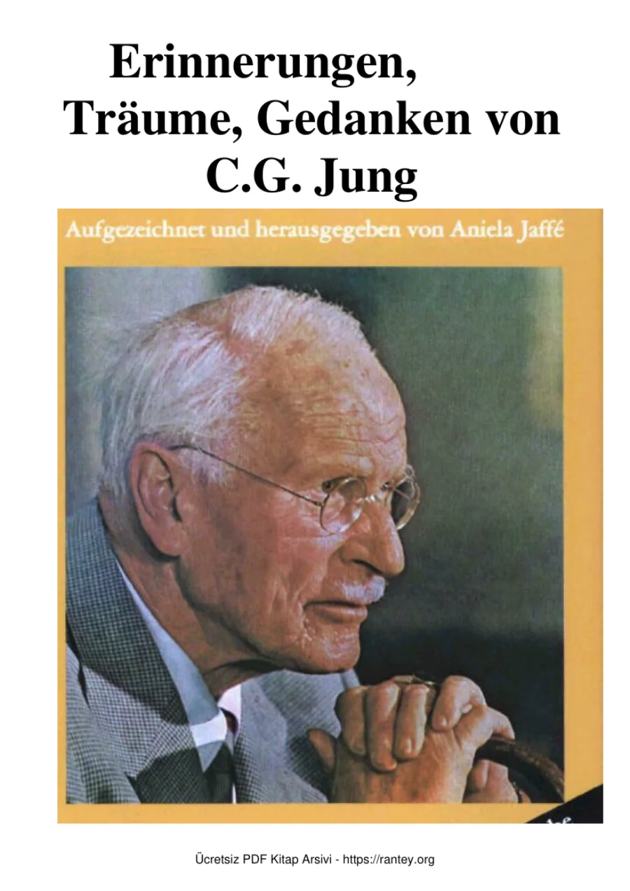 Erinnerungen Traume Gedanken von Carl Gustav Jung kapak görseli