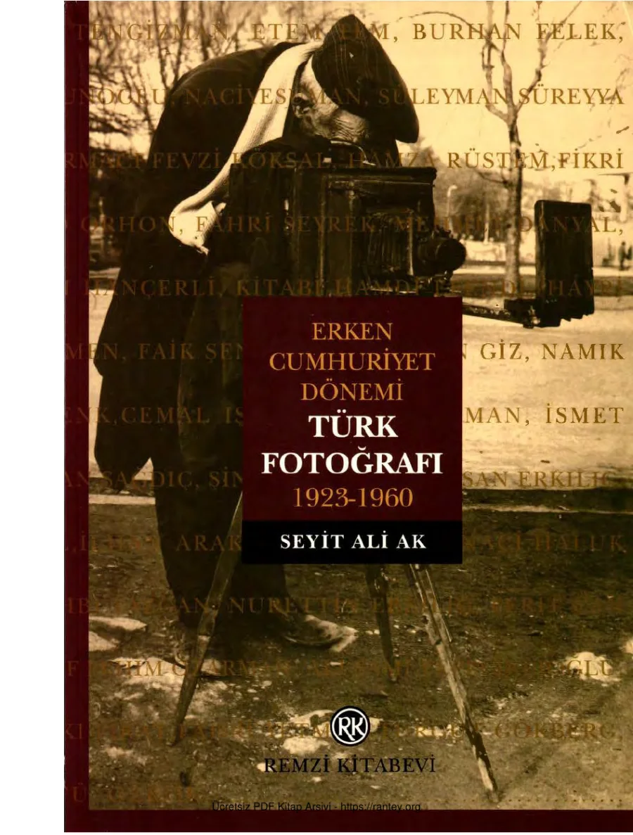 Erken Cumhuriyet Dönemi Türk Fotoğrafı kapak görseli