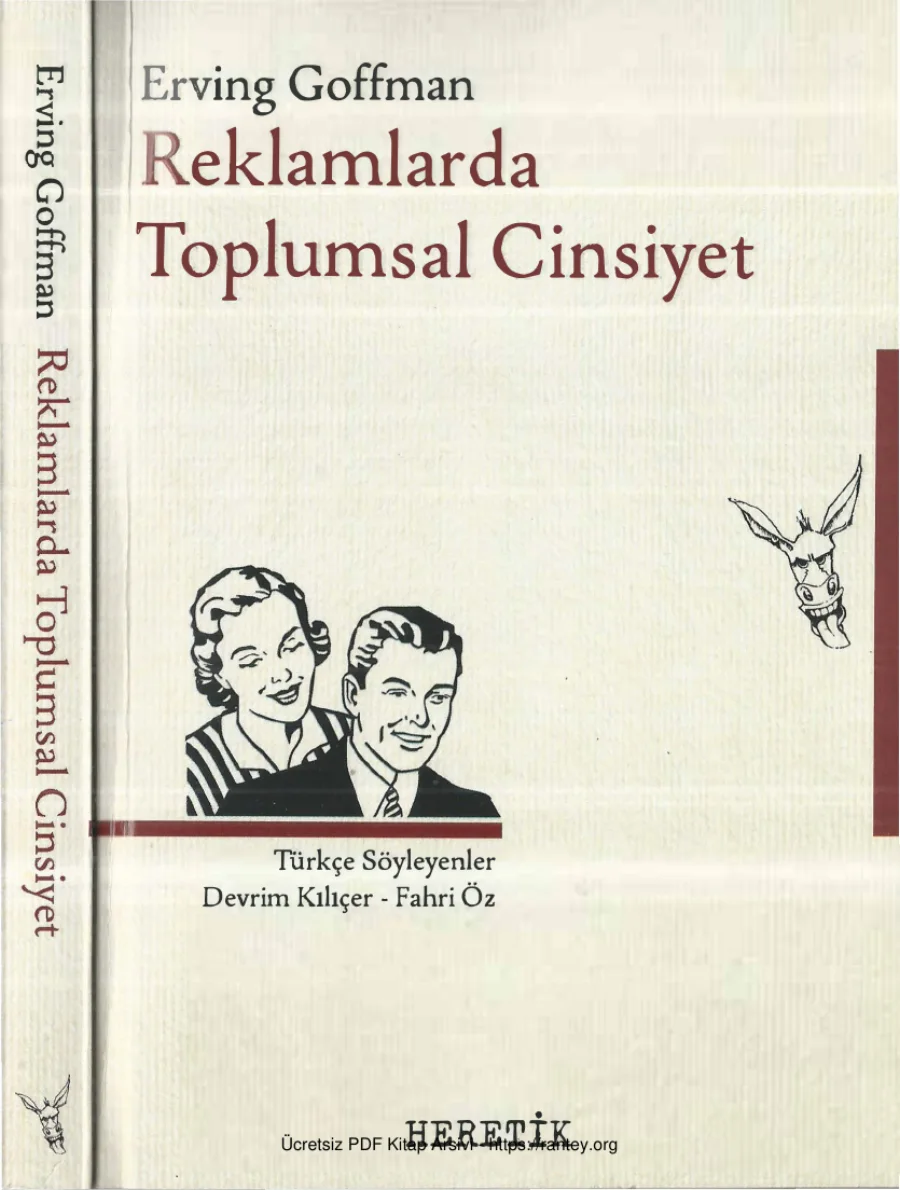 Erving Goffmann Reklamlarda Toplumsal Cinsiyet kapak görseli