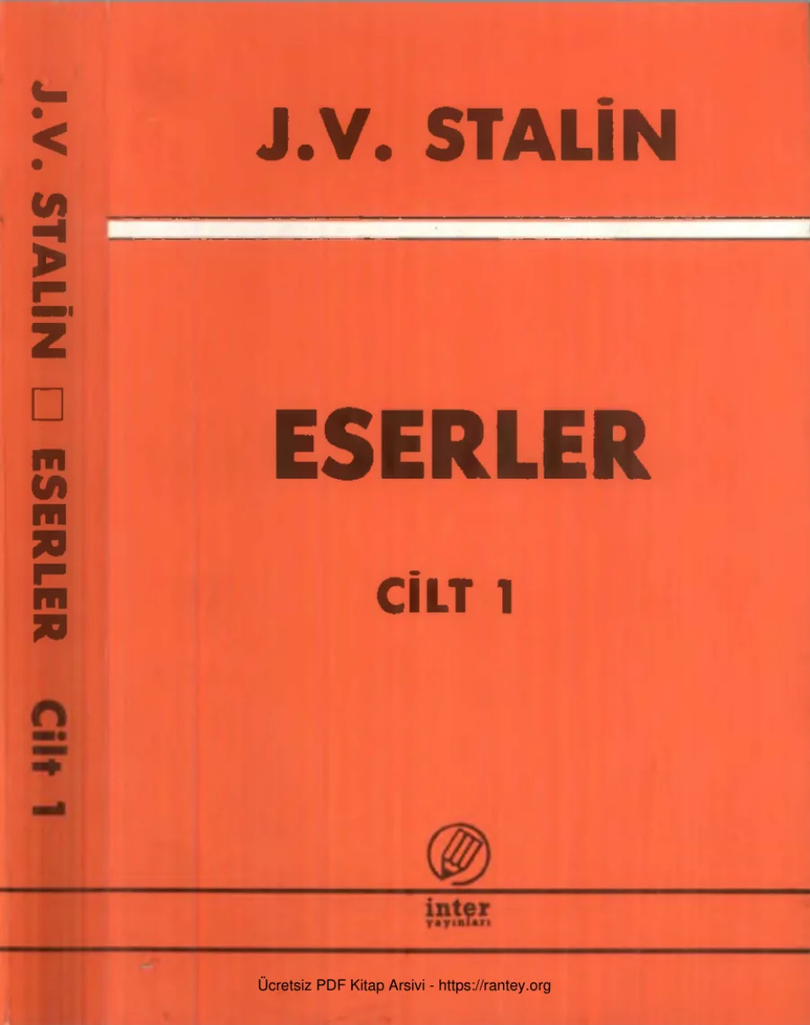 Eserler Cilt I kapak görseli