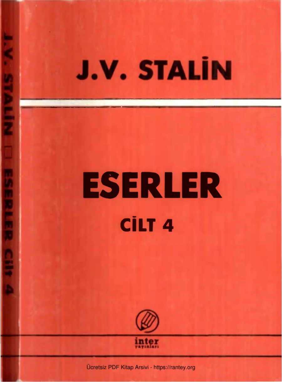 Eserler Cilt IV kapak görseli