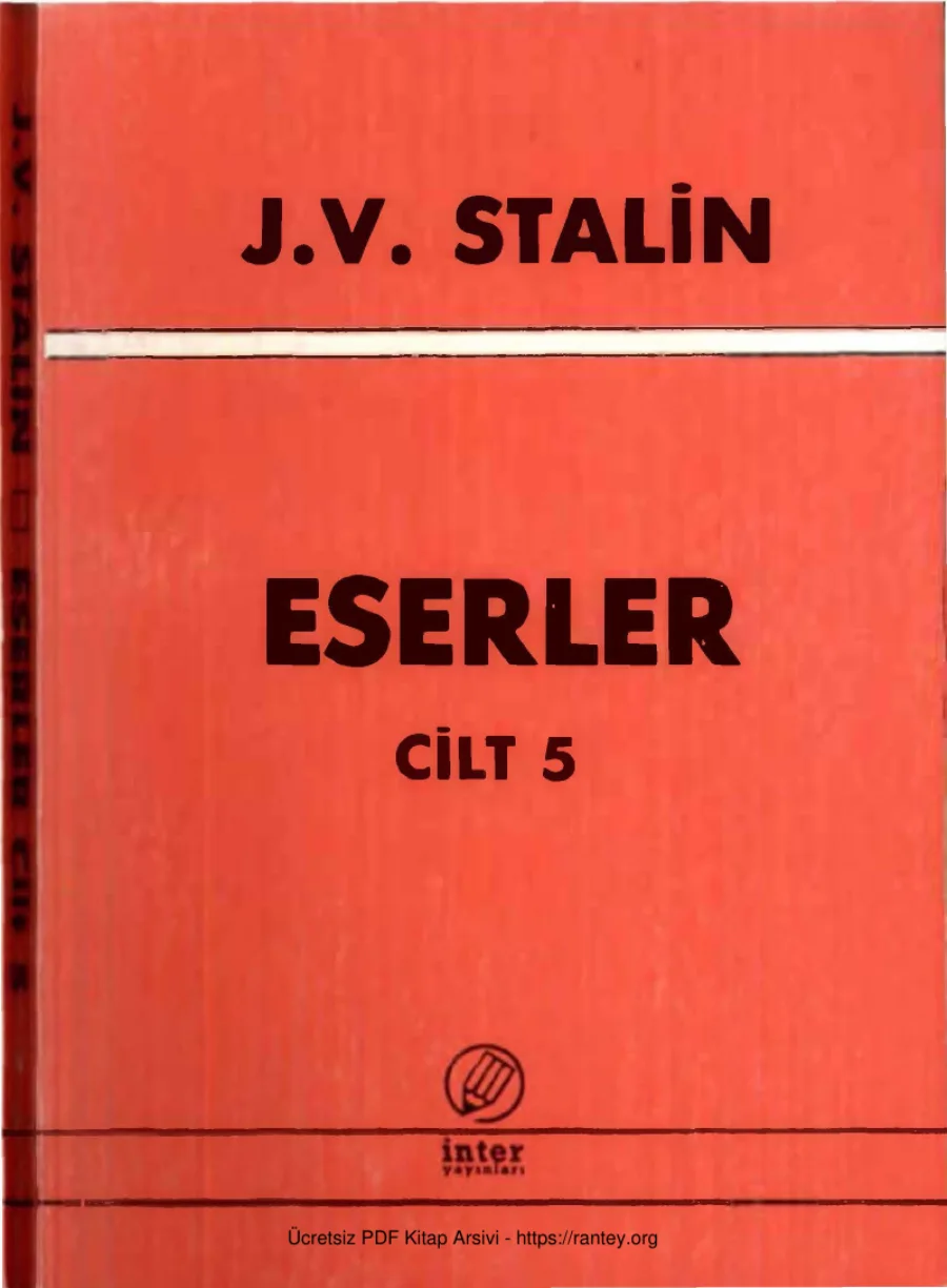 Eserler Cilt V kapak görseli