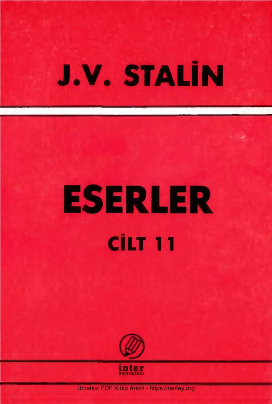 Eserler Cilt XI kapak görseli