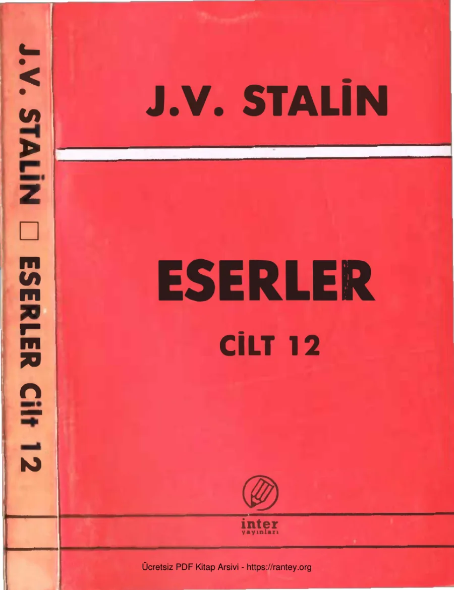 Eserler Cilt XII kapak görseli