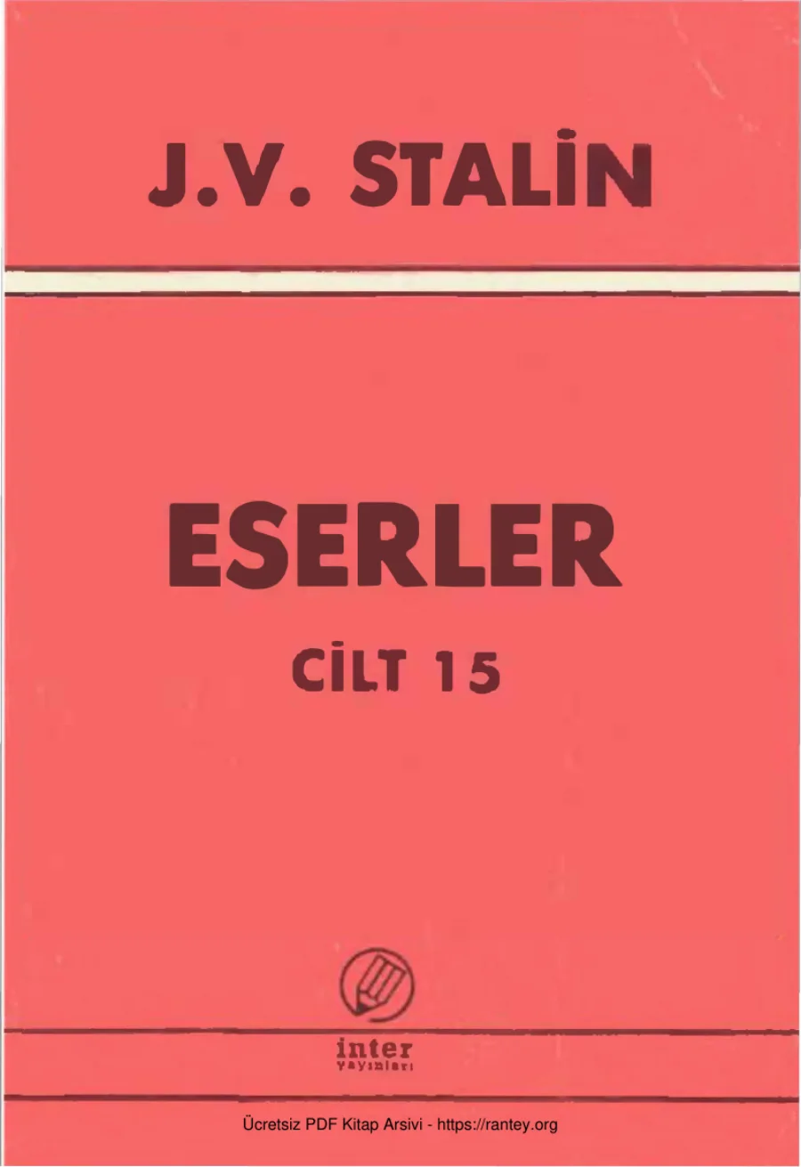 Eserler Cilt XV kapak görseli