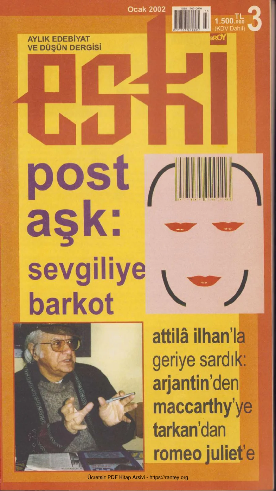Eski Broy Sayı 03 - Ocak 2002 kapak görseli