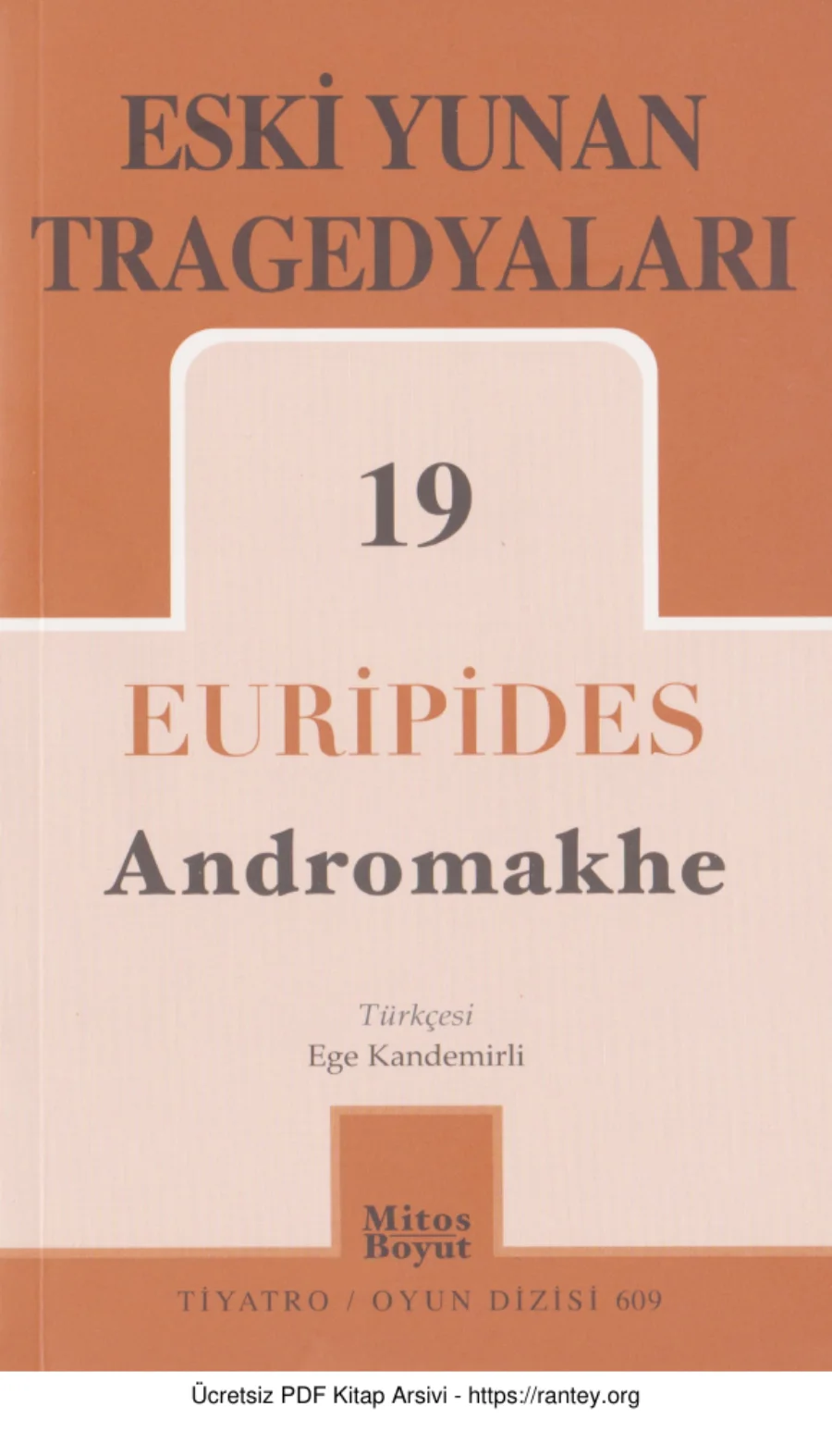 Eski Yunan Tragedyaları 19 Euripides Andromakhe kapak görseli