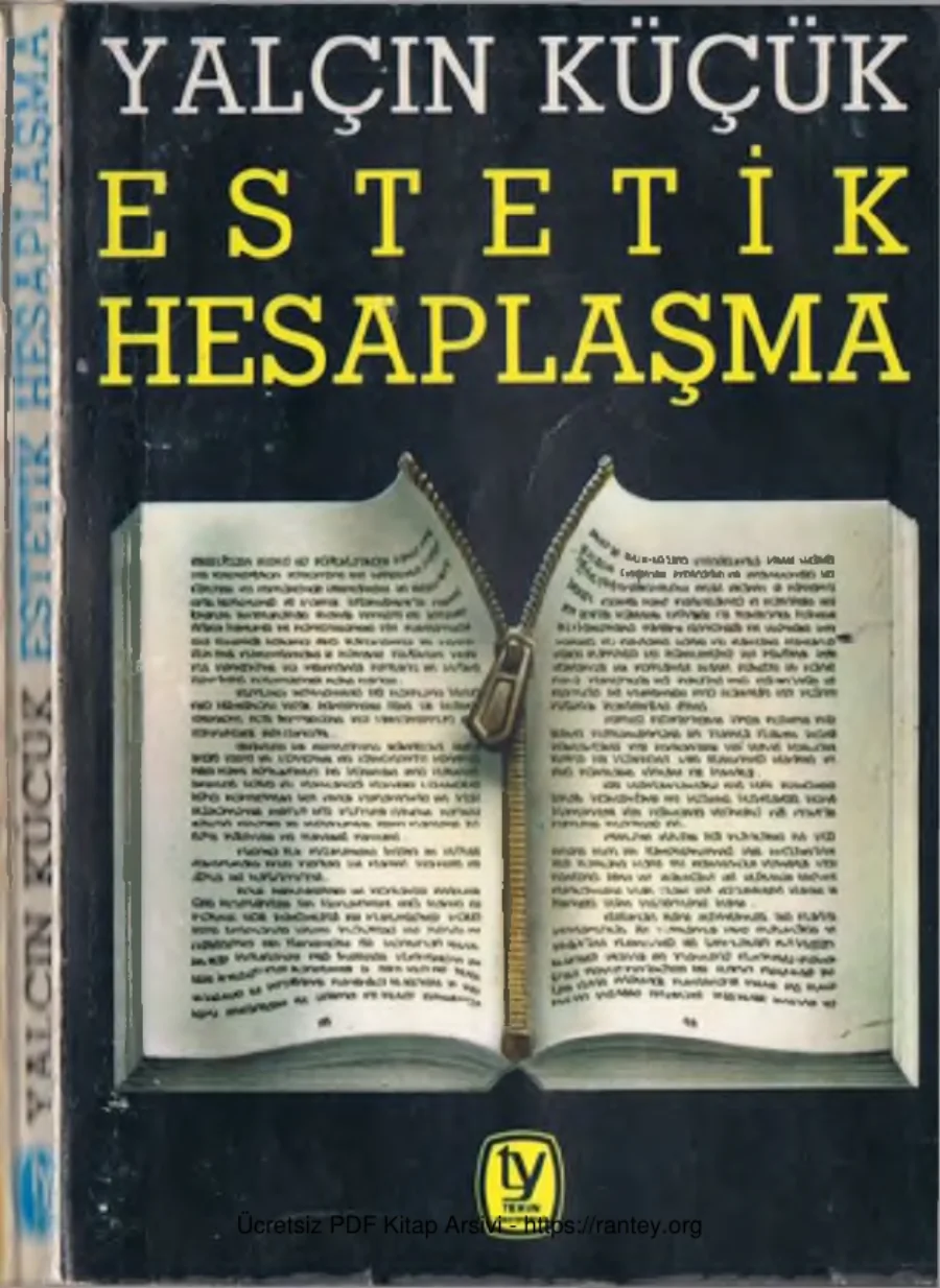 Estetik Hesaplaşma Tekin Yayınevi kapak görseli