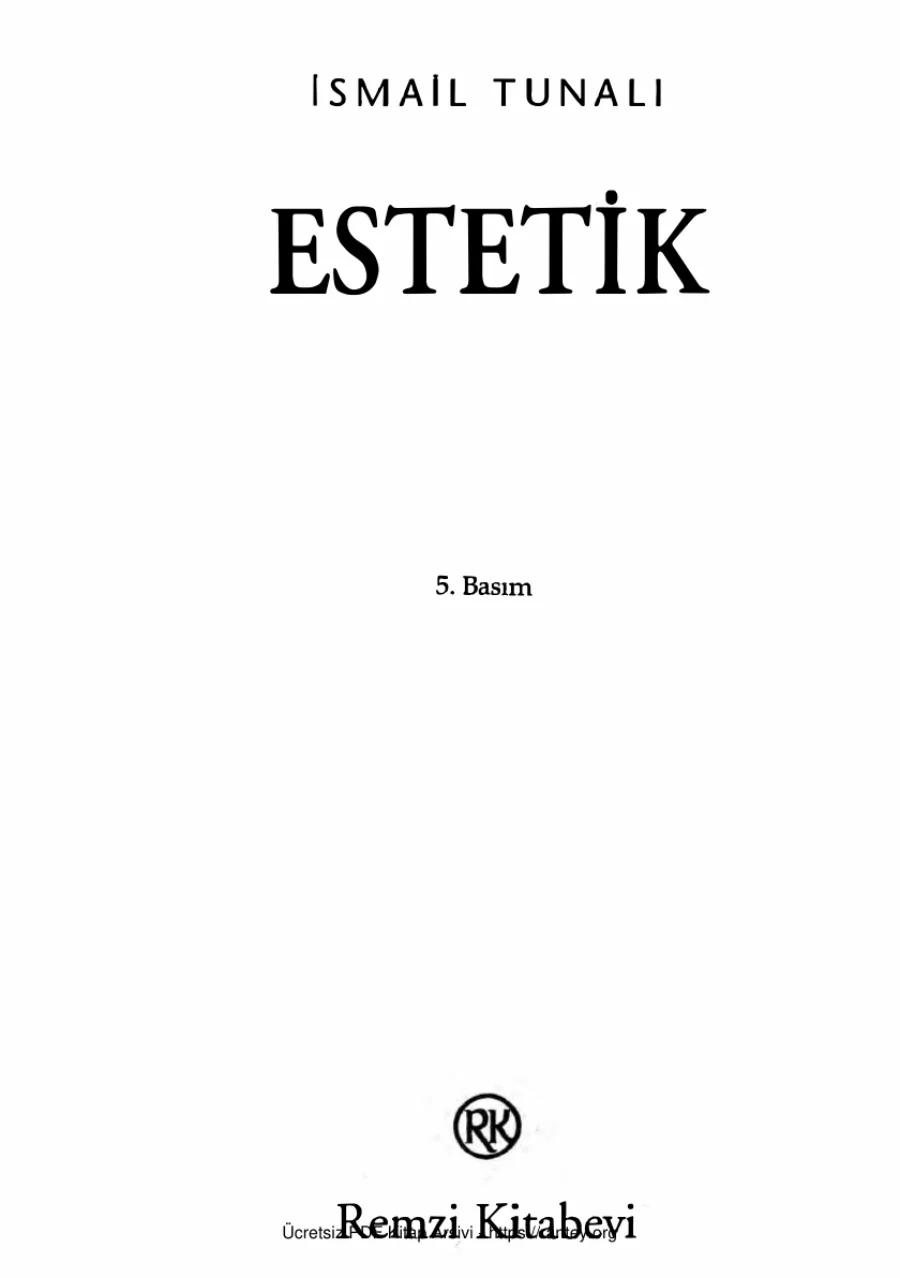 Estetik kapak görseli