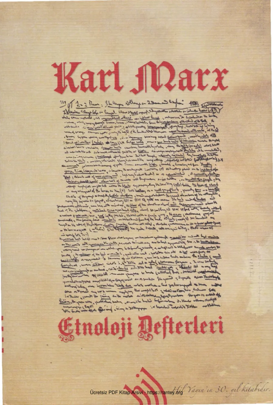 Etnoloji Defterleri kapak görseli