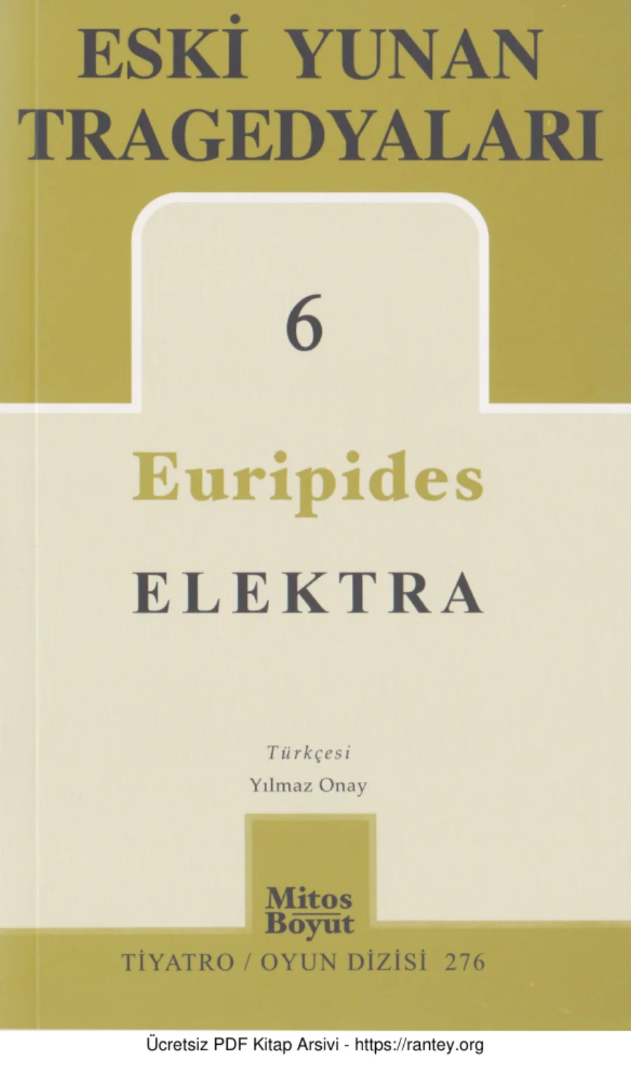 Euripides Elektra kapak görseli