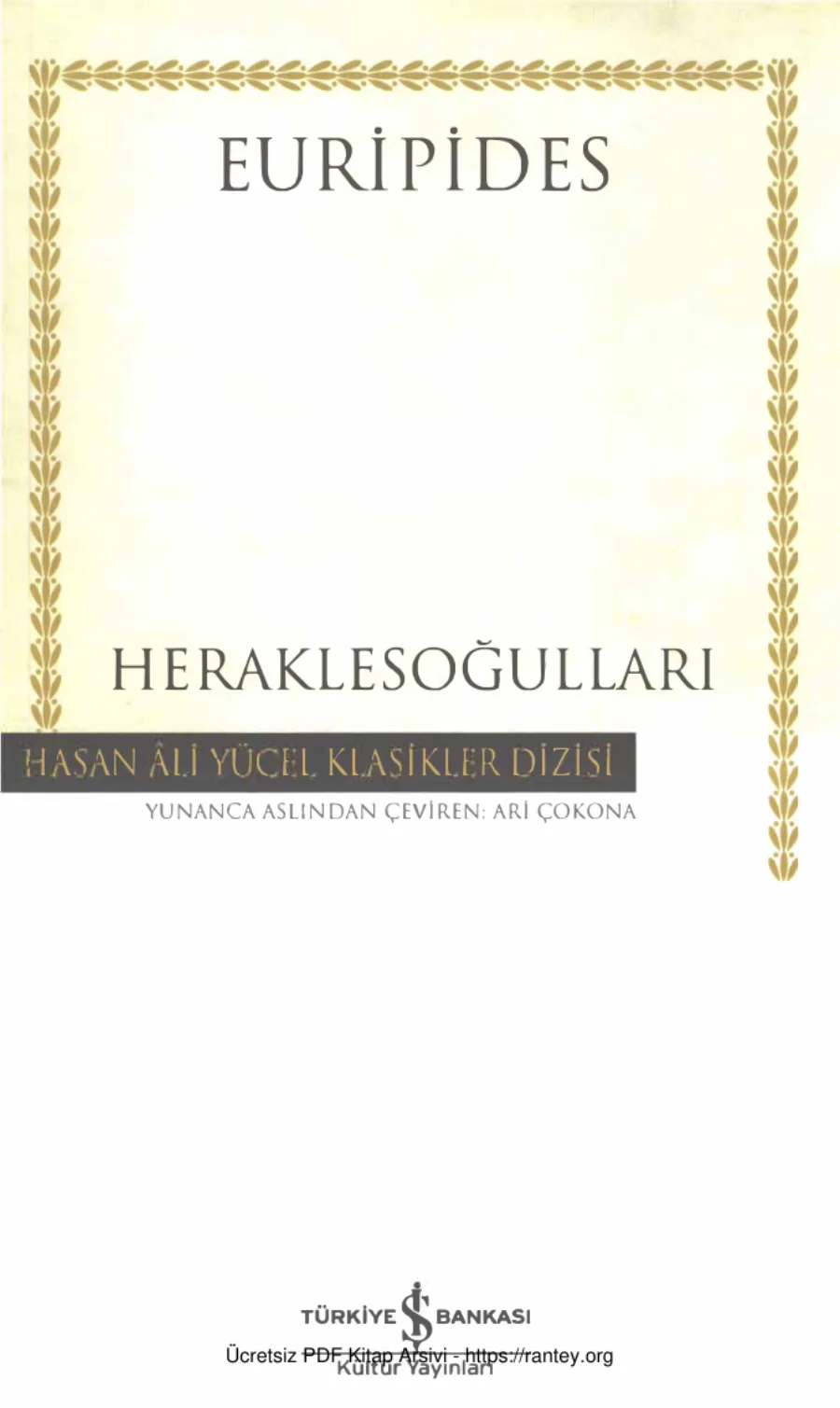 Euripides Heraklesoğulları kapak görseli