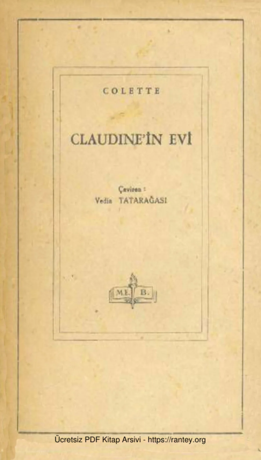 Evi kapak görseli