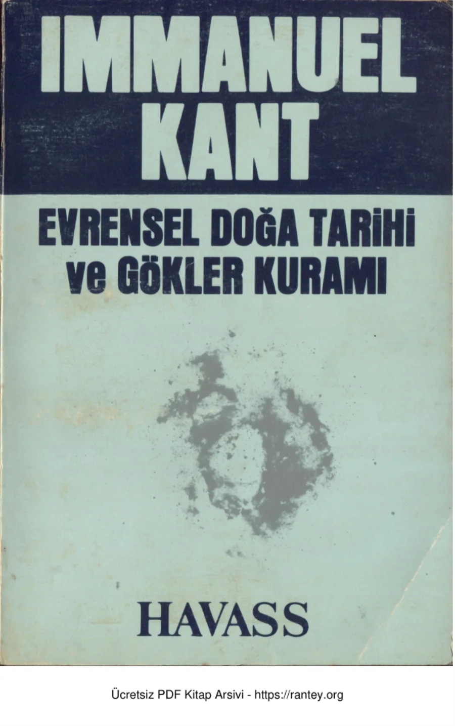 Evrensel Doğa Tarihi ve Gökler Kuramı kapak görseli