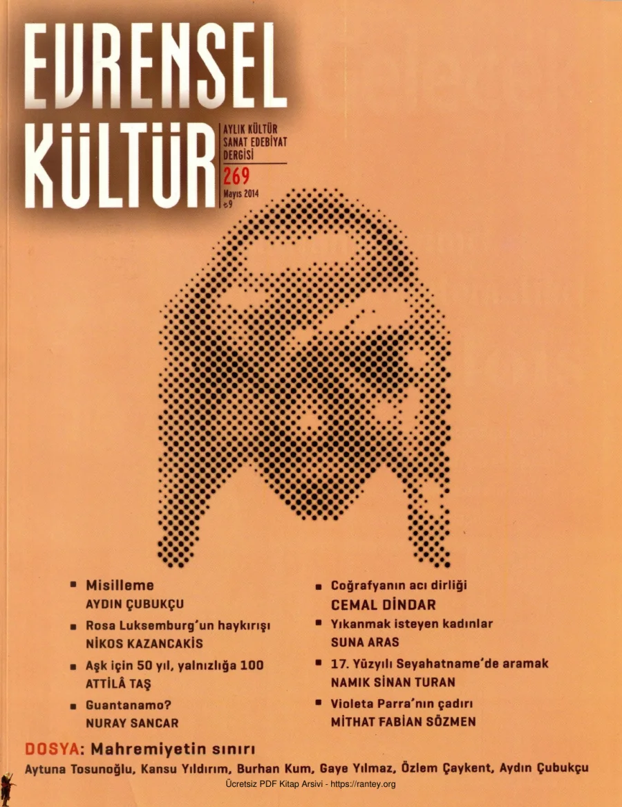Evrensel Kültür Sayı 269 - Mayıs 2014 kapak görseli