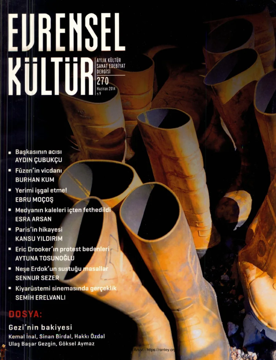 Evrensel Kültür Sayı 270 - Haziran 2014 kapak görseli