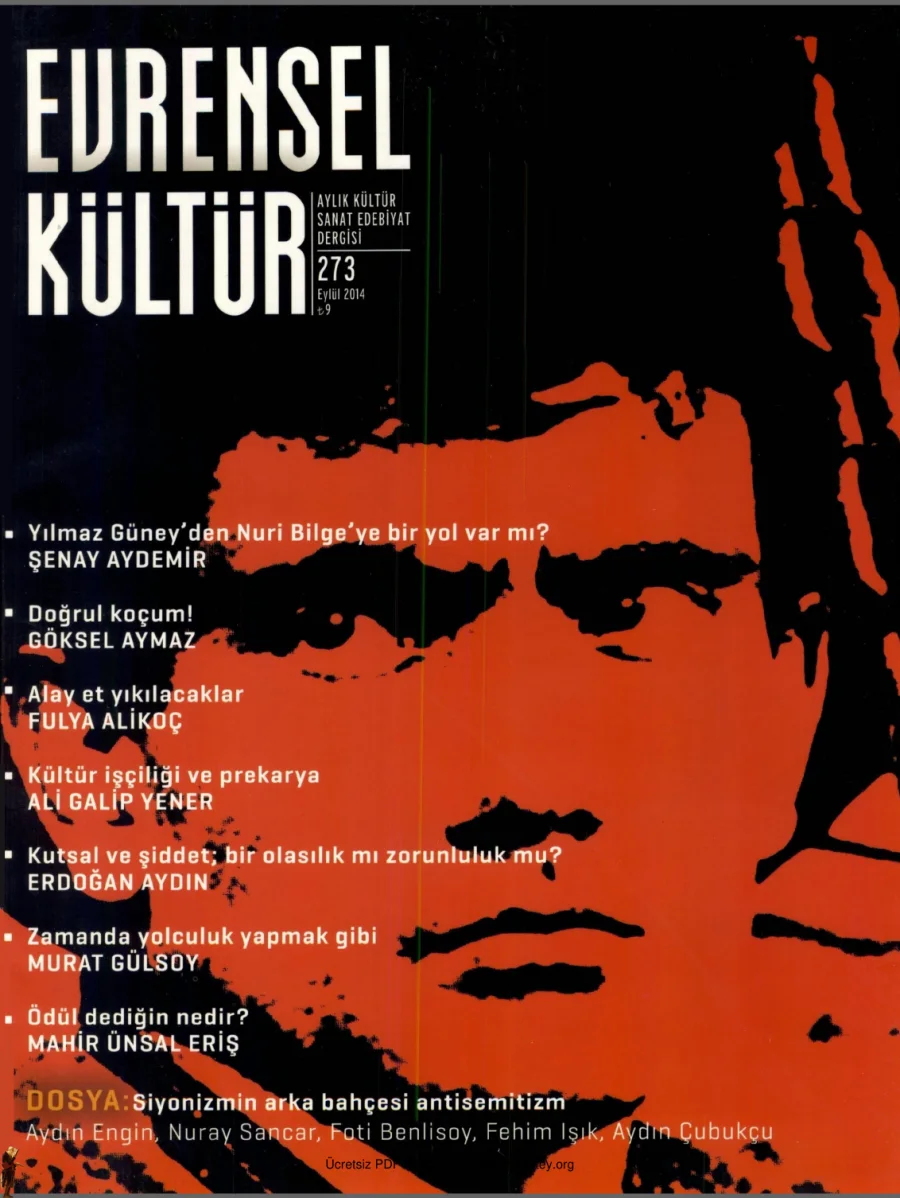 Evrensel Kültür Sayı 273 - Eylül 2014 kapak görseli