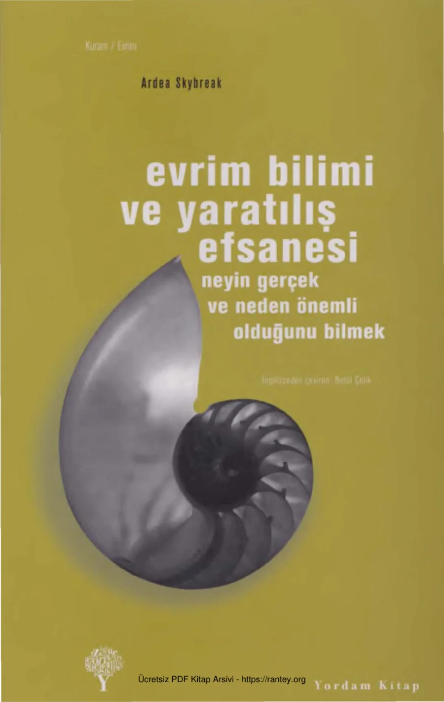 Evrim Bilimi ve Yaratılış Efsanesi kapak görseli