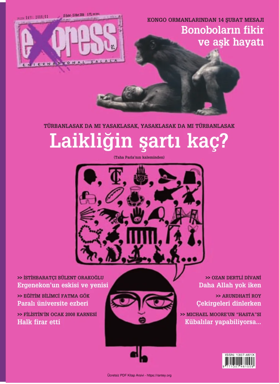 Express Sayı 081 Şubat Mart 2008 kapak görseli