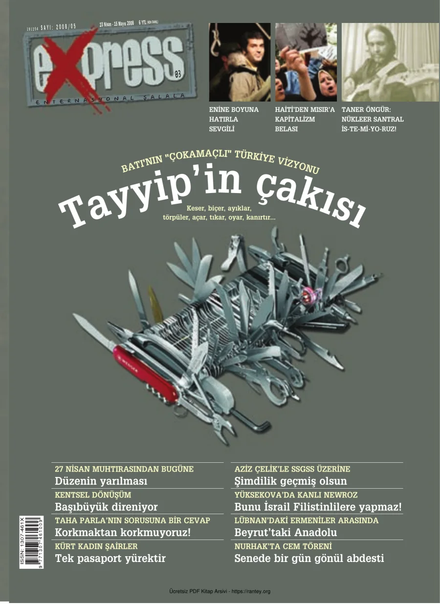 Express Sayı 083 Nisan Mayıs 2008 kapak görseli