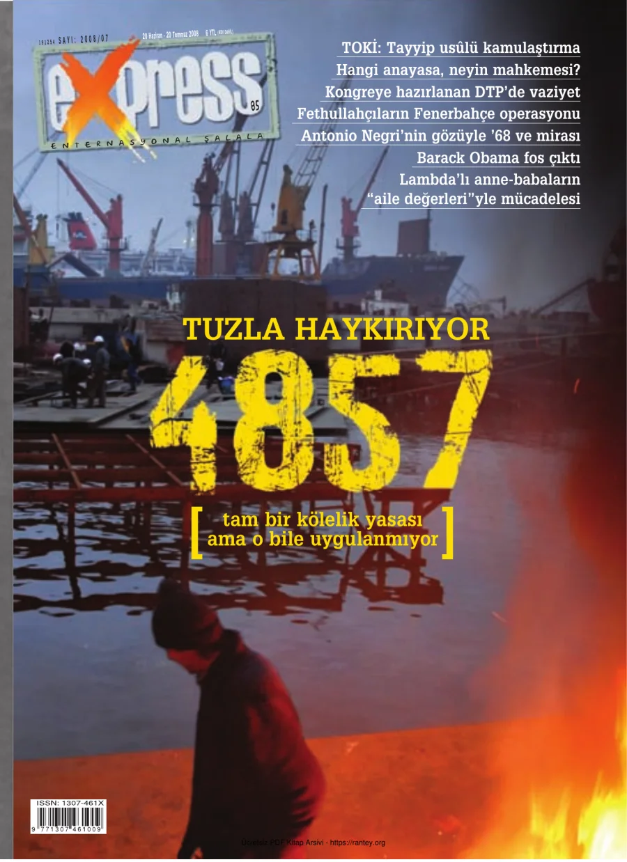 Express Sayı 085 Haziran Temmuz 2008 kapak görseli