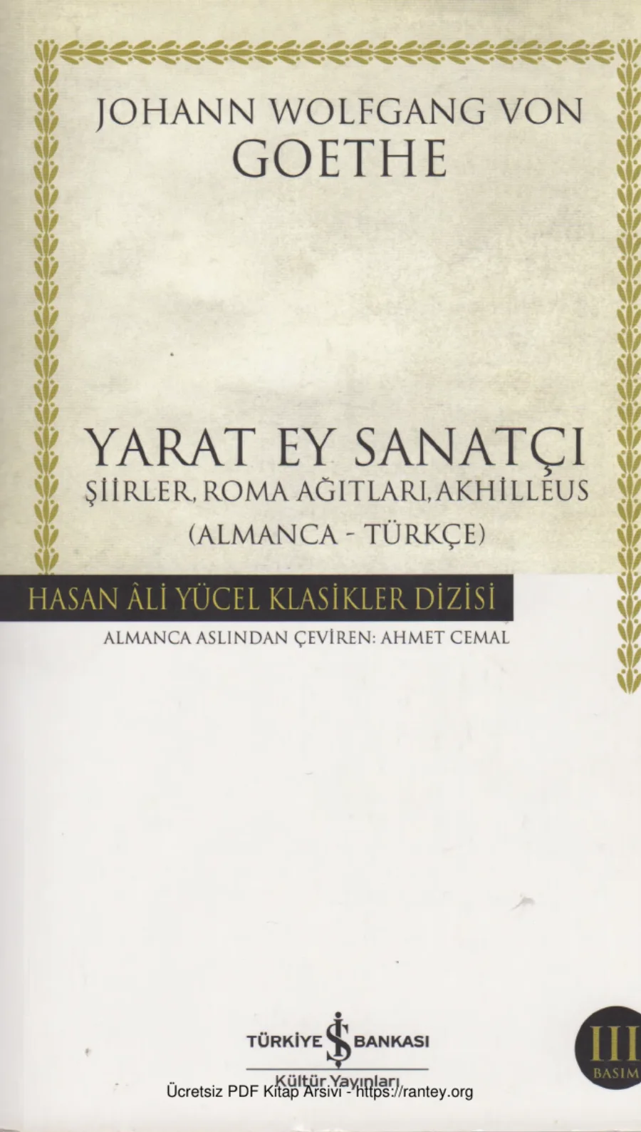 Ey Sanatçı kapak görseli