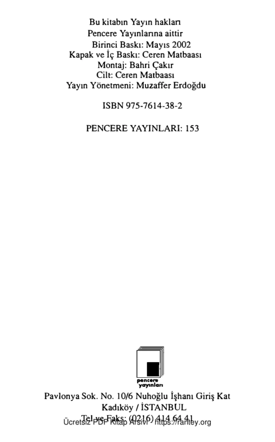 Eyuboğlu Ortaçağ Düşüncesi Pencere Yayınları kapak görseli