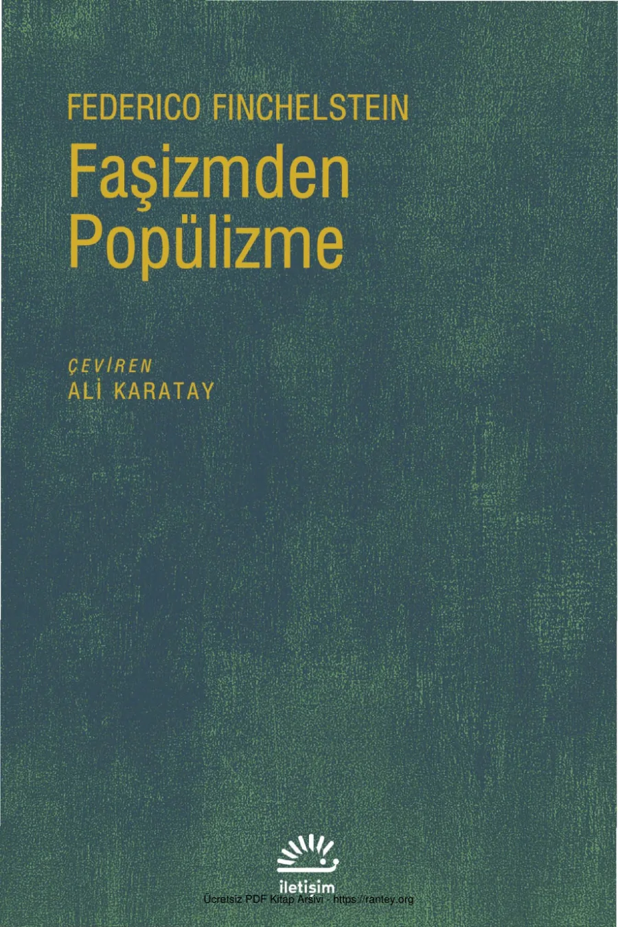 Faşizmden Popülizme kapak görseli
