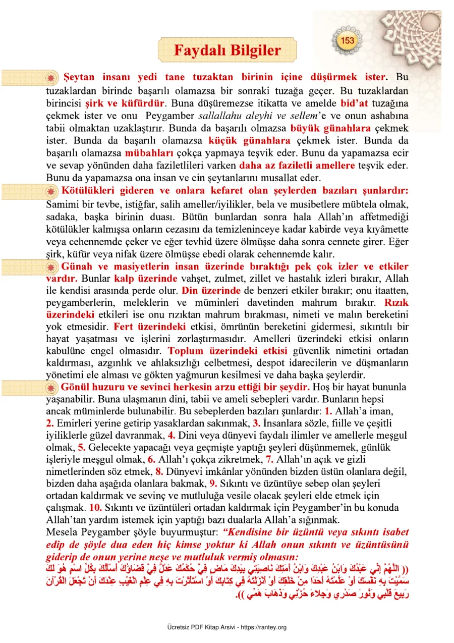 FAYDALI BİLGİLER Ebu Abdulmumin Tekin Mıhçı kapak görseli