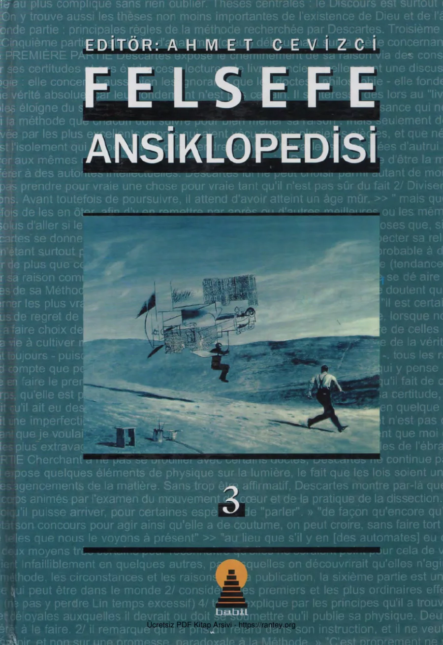 Felsefe Ansiklopedisi Cilt 3 Babil Yayınları kapak görseli