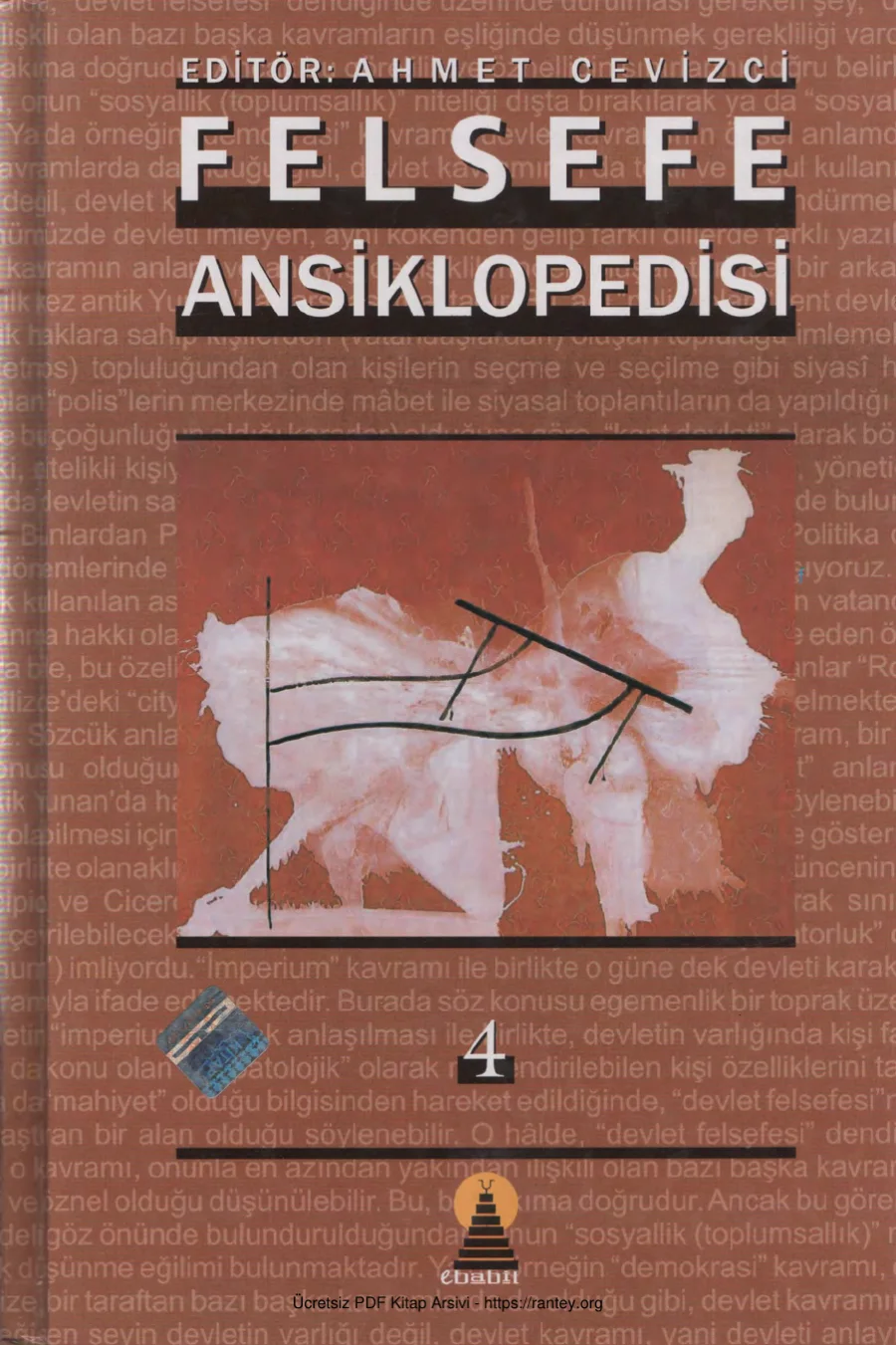 Felsefe Ansiklopedisi Cilt 4 Etik Yayınları kapak görseli