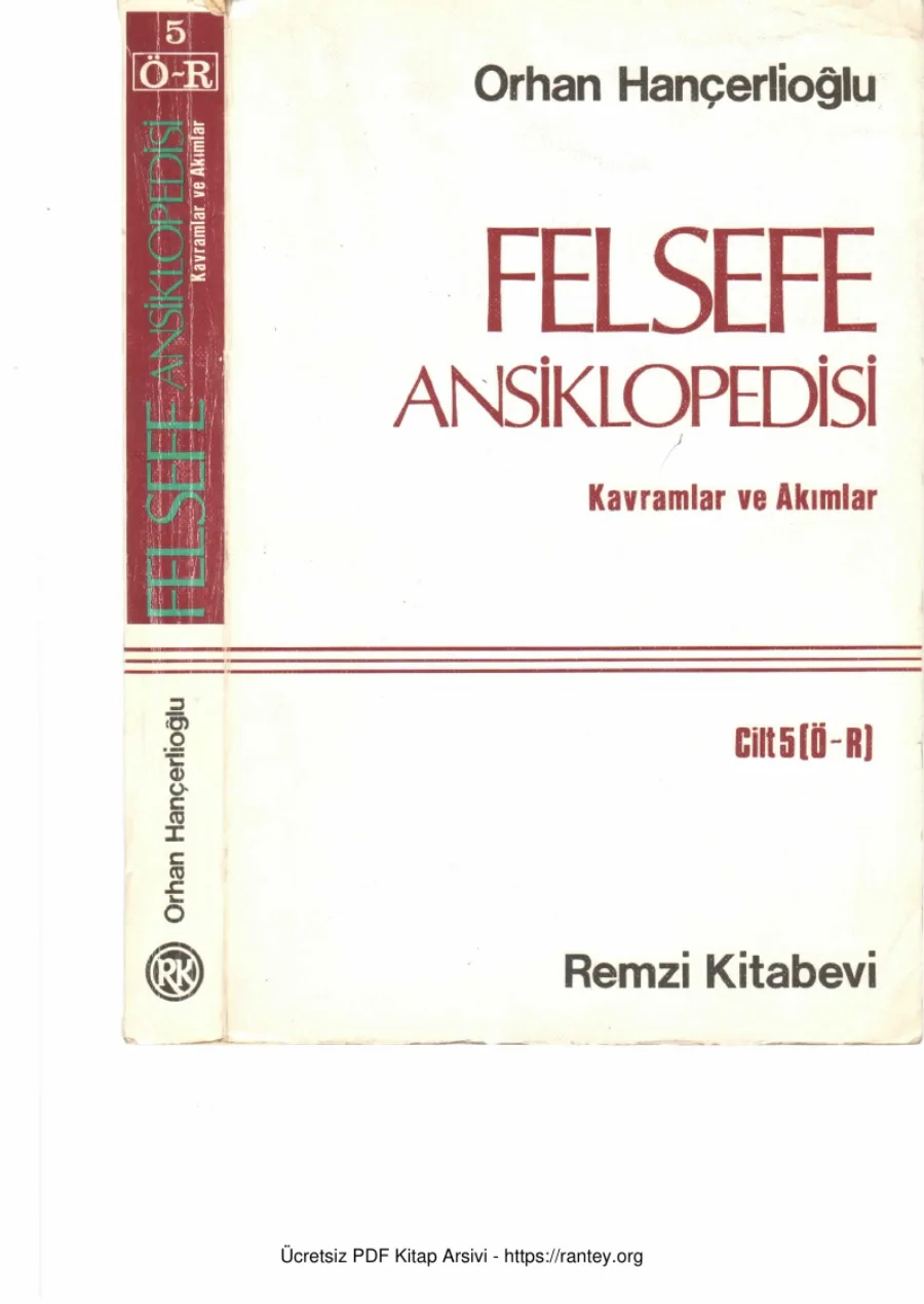 Felsefe Ansiklopedisi Cilt 5 kapak görseli