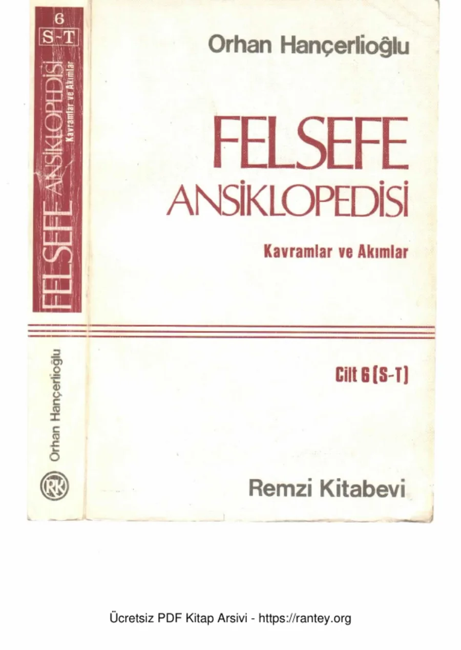 Felsefe Ansiklopedisi Cilt 6 kapak görseli