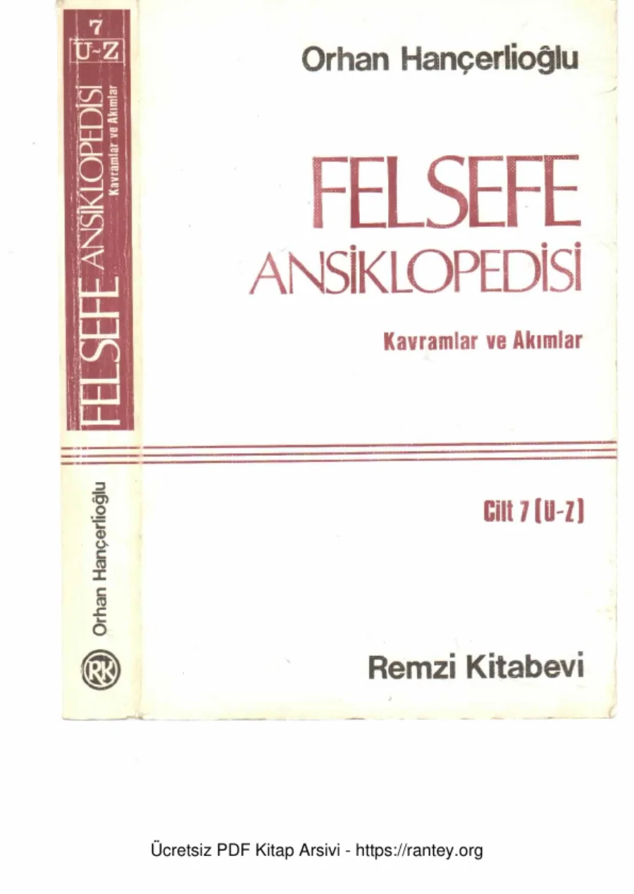 Felsefe Ansiklopedisi Cilt 7 kapak görseli