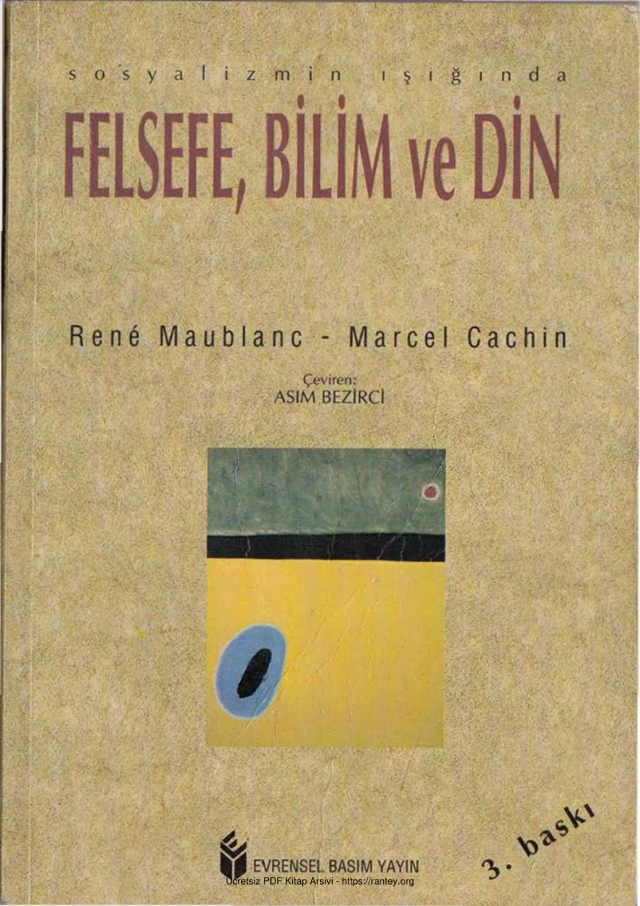 Felsefe, Bilim ve Din kapak görseli